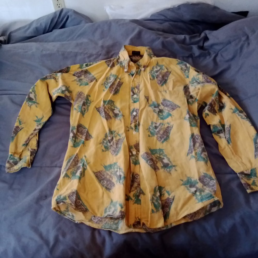 Men's 100% cotton Ralph Lauren long sleeve shirt